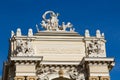 Exterior opera theatre Odessa against the blue sky