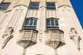 Exterior ornamentation of Oklahoma Natural Gas Building in Tulsa, OK