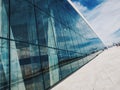 Exterior of oslo opera house. Norway Royalty Free Stock Photo