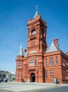 Exterior of Pierhead at Cardiff bay in a sunny day.