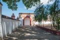 Exterior of Preciosa Sangre de Cristo church. Teotitlan del Valle, Oaxaca