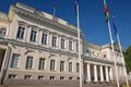 Exterior of the Presidential palace in Vilnius city, Lithuania. Royalty Free Stock Photo