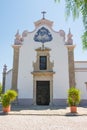 Exterior of the Saint Lawrence of Rome church in Almancil, Portugal