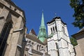 Exterior of the Saint Pierre cathedral in Geneva Royalty Free Stock Photo