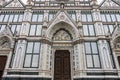 Exterior of the Santa Croce church in Florence, Tuscany, Italy Royalty Free Stock Photo