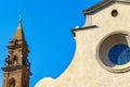 Exterior of Santo Spirito, a church located in the Oltrarno quarter in Florence