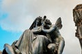 Exterior of a sculpture in the famous Zwinger Park Complex in Dresden, Germany