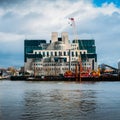 Exterior of Secret Intelligence Service, SIS, MI6, building in London Royalty Free Stock Photo