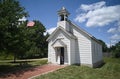 Exterior shot of the Church house at Deanna Rose Children Farmstead, Overland Park