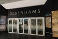 An exterior shot of Debenhams in Croydon which is closed due to the company going into administration