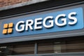 Exterior shot of Greegs Babkes showing sign and logo on the front of the shop