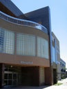 Exterior shot of a hospital entrance