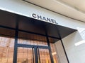 The exterior sign of the Chanel Boutique retail store at Millenia Mall in Orlando, Florida