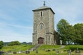 Exterior of the St. Olav's Church at Avaldsnes in Kamroy, Norway. Royalty Free Stock Photo