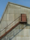 Exterior staircase on building Royalty Free Stock Photo