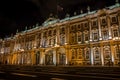 Exterior of The State Hermitage Museum in the Evening, Saint Petersburg