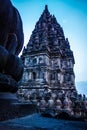 Exterior of Prambanan Temple, Yogyakarta, Indonesia