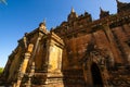 Exterior of the Sulamani Pahto, Bagan, Myanmar Royalty Free Stock Photo