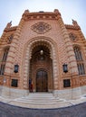 Exterior of the synagogue Choral Temple, Bucharest, Romania Royalty Free Stock Photo