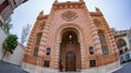 Exterior of the synagogue Choral Temple, Bucharest, Romania Royalty Free Stock Photo