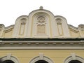 Exterior of a synagogue with David Star Royalty Free Stock Photo