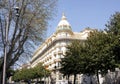 Exterior tower of the Grand Hotel Excelsior in Rome