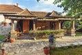 Exterior of a unique wine house in the country