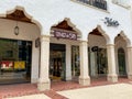 The exterior of a Uno de 50 jewelry store at an outdoor mall in Orlando, Florida