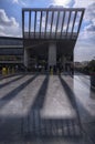 Exterior view of the Acropolis Museum in Athens Dionysiou Areopagitou Street.