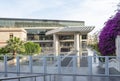 Exterior View of the Acropolis Museum\'s Main Entrance on a Sunny Day