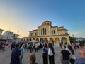 Exterior view of Agia Triada (Holy Trinity) church in Kalamata, Greece Royalty Free Stock Photo