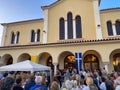 Exterior view of Agia Triada (Holy Trinity) church in Kalamata, Greece Royalty Free Stock Photo