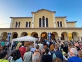 Exterior view of Agia Triada (Holy Trinity) church in Kalamata, Greece Royalty Free Stock Photo