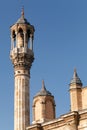 Exterior view of Ancient Aziziye Mosque Minaret in Konya