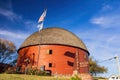 Exterior view of the Arcadia Round Barn