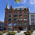 An exterior view of the Architecture in Oslo Norway