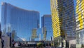 Exterior view The Aria Resort and Casino is Modern architectures Las Vegas  Nevada  USA 10-01-2018 Royalty Free Stock Photo