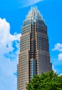 Exterior View of Bank of America Corporate Headquarters in Charlotte, NC