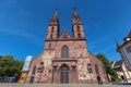 Exterior view of Basel Minster cathedral