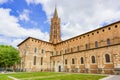 Basilica de Saint Sernin in the pink city Toulouse France Royalty Free Stock Photo