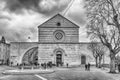 Exterior view of the Basilica of Saint Clare, Assisi, Italy Royalty Free Stock Photo