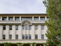 Exterior view of the Beckman Institute in California Institute of Technology