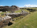 Broch of Gurness, ruined Pictish Iron Age tower, Orkney, Scotland Royalty Free Stock Photo