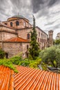 Exterior view of the Byzantince chuch of Hagia Sophia or Agias Sofias in Thessaloniki