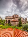 Exterior view of the Byzantince chuch of Hagia Sophia or Agias Sofias in Thessaloniki