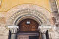 Exterior view of the Byzantince chuch of Hagia Sophia or Agias Sofias in Thessaloniki