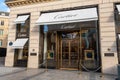 Exterior view of the Cartier boutique on Avenue des Champs-ElysÃ©es, Paris, France Royalty Free Stock Photo