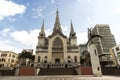 Exterior View of Cathedral Basilica of Our Lady of Rosary in Manizales Royalty Free Stock Photo