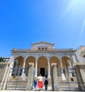 Exterior view of the Cathedral Basilica of St. Dionysius the Areopagite.