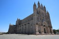 Exterior view of the cathedral of Orvieto, Italy